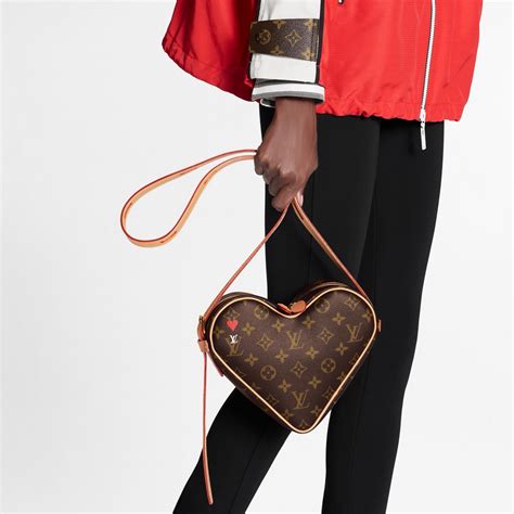 lv game on heart bag|handbags with heart shaped emblem.